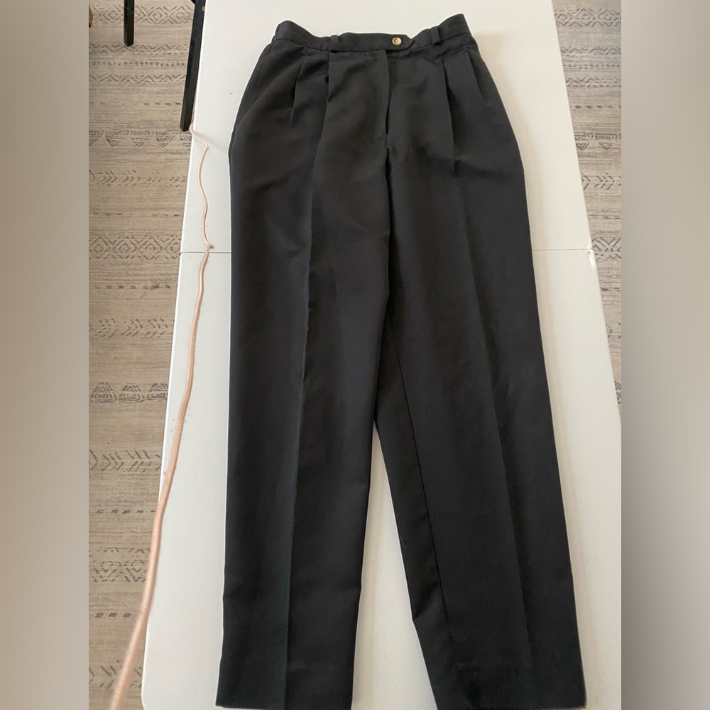 Talbots black dress pants size 8 petite